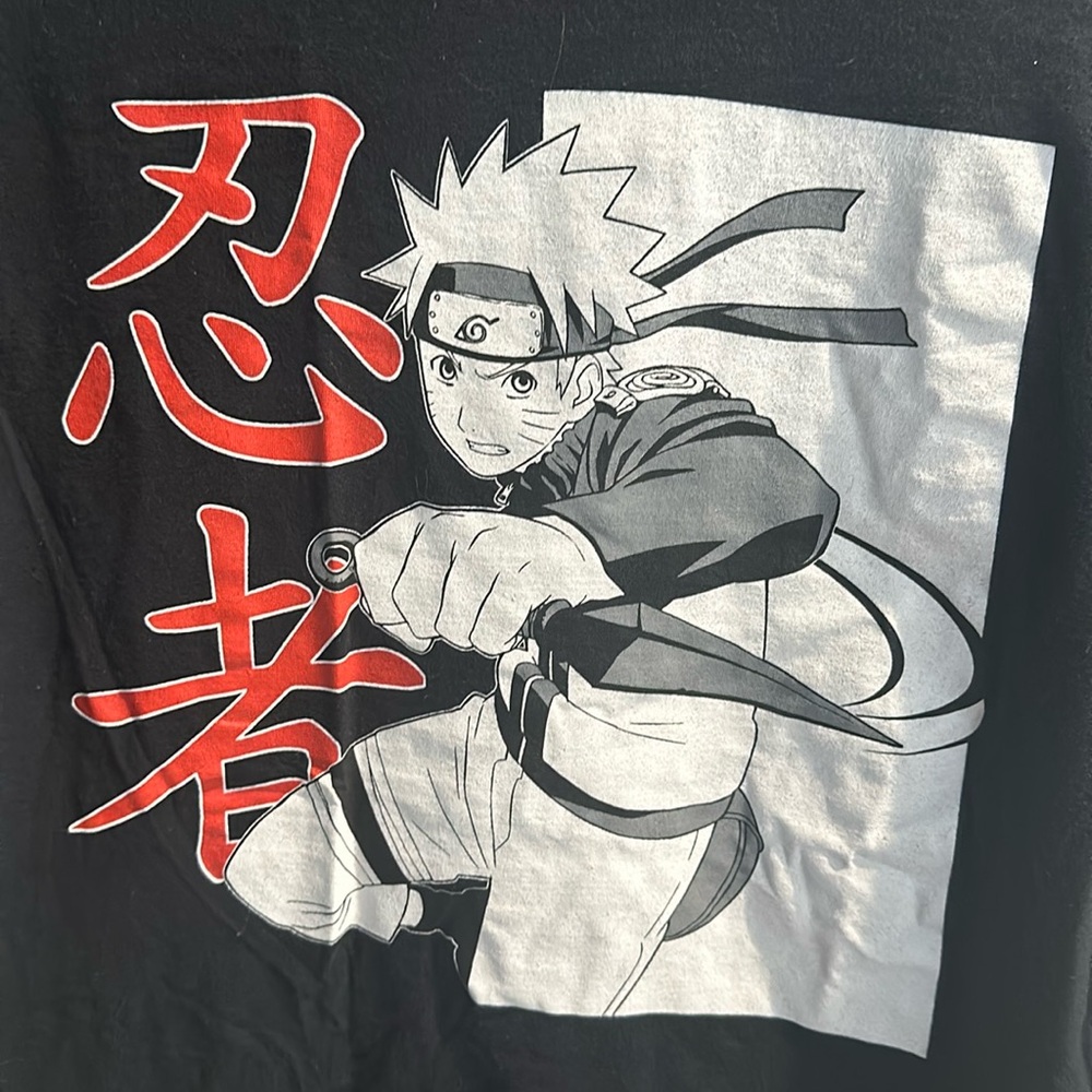 GUC Naruto Ninja Short Sleeve T-Shirt Tee Graphic Tee Size S Small